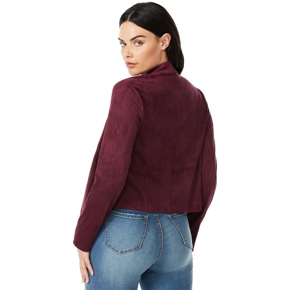 🆕Sofia Jeans By Sofia Vergara Women's Faux Suede
Jacket in Wine - Picture 2 of 12